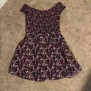 Floral off the shoulder dress